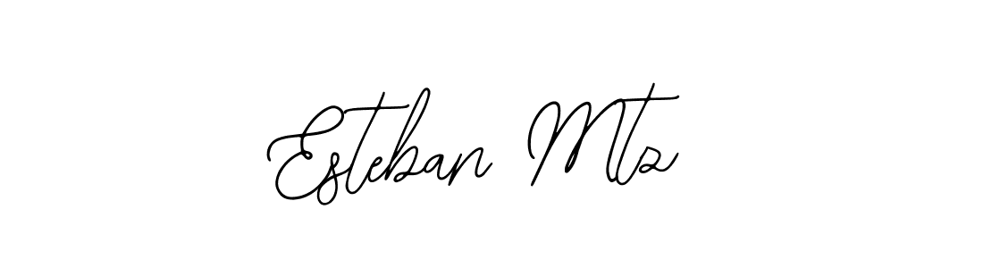 How to make Esteban Mtz signature? Bearetta-2O07w is a professional autograph style. Create handwritten signature for Esteban Mtz name. Esteban Mtz signature style 12 images and pictures png