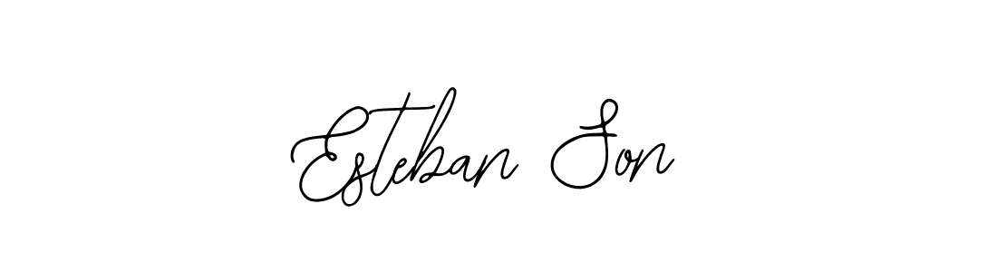 Use a signature maker to create a handwritten signature online. With this signature software, you can design (Bearetta-2O07w) your own signature for name Esteban Son. Esteban Son signature style 12 images and pictures png