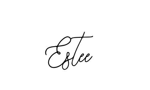 Design your own signature with our free online signature maker. With this signature software, you can create a handwritten (Bearetta-2O07w) signature for name Estee. Estee signature style 12 images and pictures png