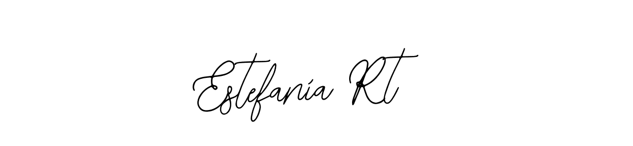 Design your own signature with our free online signature maker. With this signature software, you can create a handwritten (Bearetta-2O07w) signature for name Estefanía Rt. Estefanía Rt signature style 12 images and pictures png