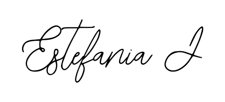 Create an unforgettable impression when signing with Estefania J name styled in Bearetta-2O07w typography. 100% free online generator. Estefania J signature style 12 images and pictures png