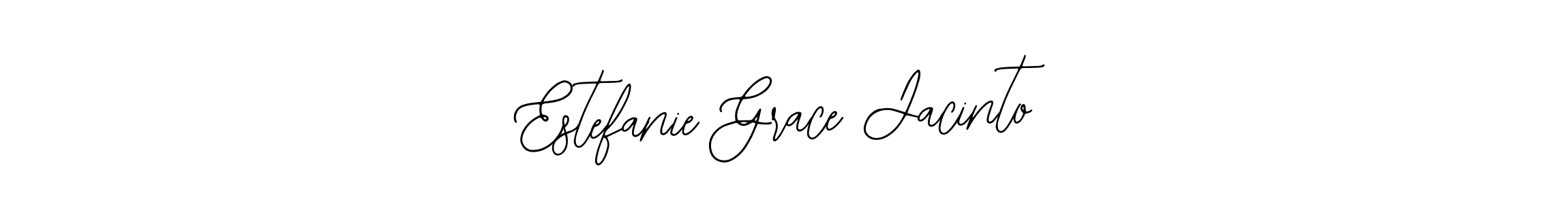 How to make Estefanie Grace Jacinto name signature. Use Bearetta-2O07w style for creating short signs online. This is the latest handwritten sign. Estefanie Grace Jacinto signature style 12 images and pictures png