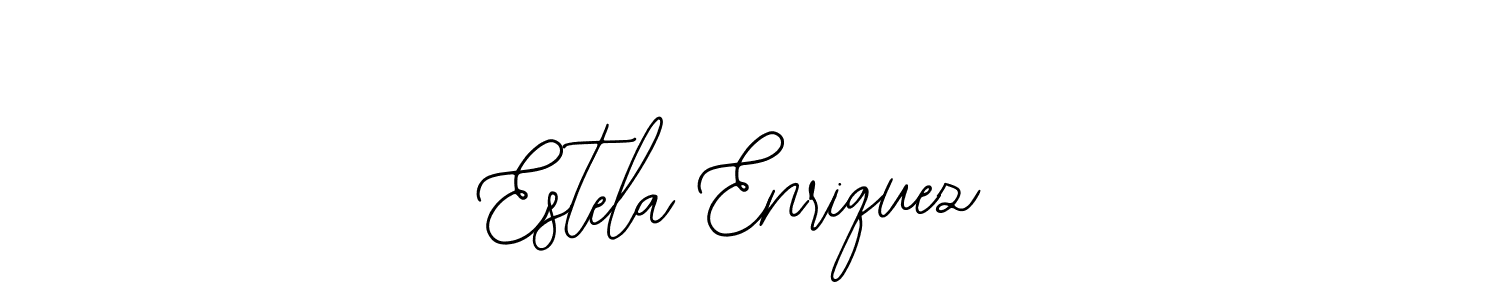 You should practise on your own different ways (Bearetta-2O07w) to write your name (Estela Enriquez) in signature. don't let someone else do it for you. Estela Enriquez signature style 12 images and pictures png