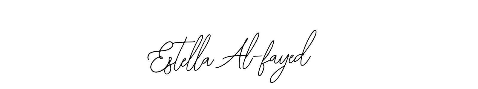 How to make Estella Al-fayed signature? Bearetta-2O07w is a professional autograph style. Create handwritten signature for Estella Al-fayed name. Estella Al-fayed signature style 12 images and pictures png