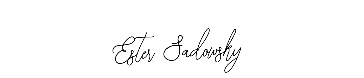 Ester Sadowsky stylish signature style. Best Handwritten Sign (Bearetta-2O07w) for my name. Handwritten Signature Collection Ideas for my name Ester Sadowsky. Ester Sadowsky signature style 12 images and pictures png