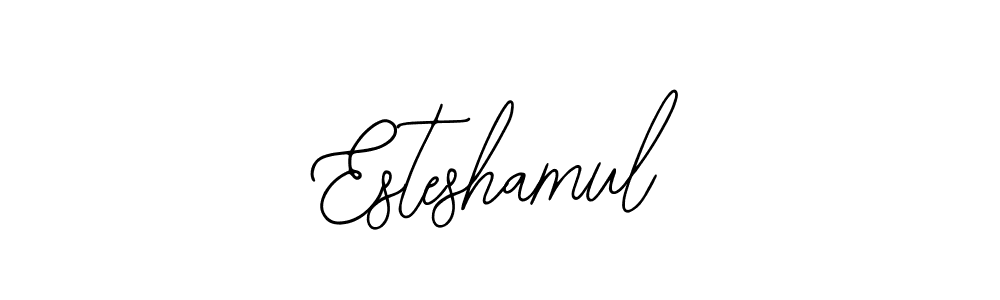 Make a beautiful signature design for name Esteshamul. Use this online signature maker to create a handwritten signature for free. Esteshamul signature style 12 images and pictures png
