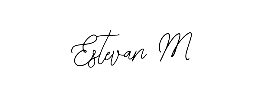 This is the best signature style for the Estevan M name. Also you like these signature font (Bearetta-2O07w). Mix name signature. Estevan M signature style 12 images and pictures png