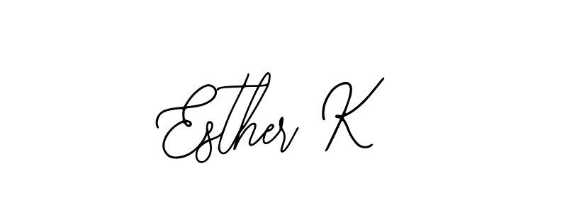 Create a beautiful signature design for name Esther K. With this signature (Bearetta-2O07w) fonts, you can make a handwritten signature for free. Esther K signature style 12 images and pictures png