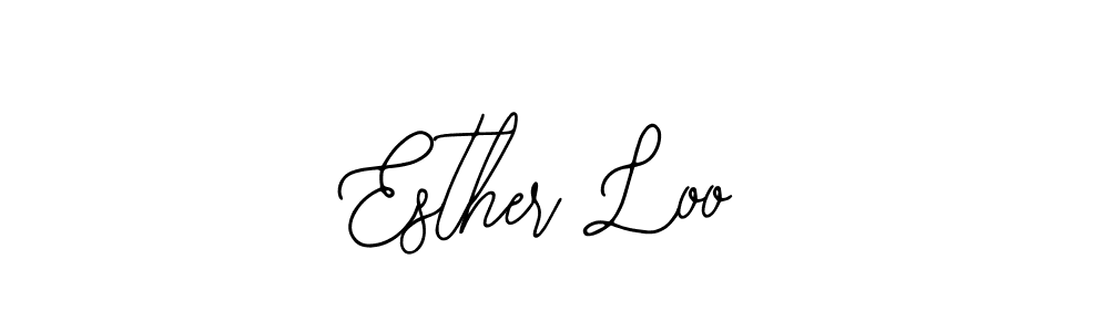 The best way (Bearetta-2O07w) to make a short signature is to pick only two or three words in your name. The name Esther Loo include a total of six letters. For converting this name. Esther Loo signature style 12 images and pictures png