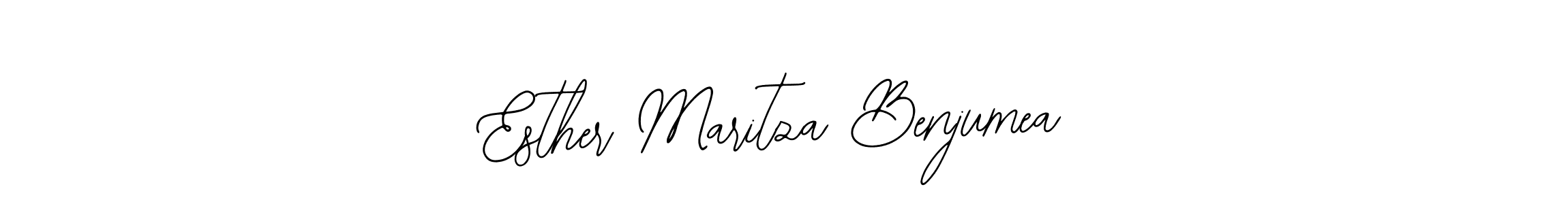 How to Draw Esther Maritza Benjumea signature style? Bearetta-2O07w is a latest design signature styles for name Esther Maritza Benjumea. Esther Maritza Benjumea signature style 12 images and pictures png