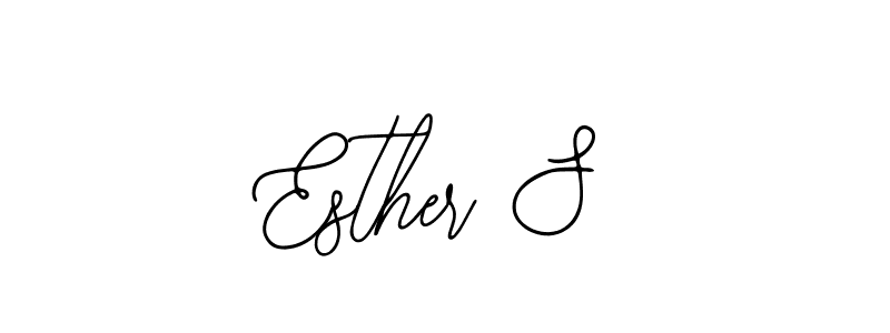 How to Draw Esther S signature style? Bearetta-2O07w is a latest design signature styles for name Esther S. Esther S signature style 12 images and pictures png