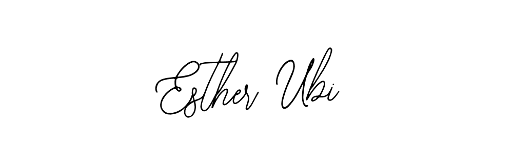 How to make Esther Ubi signature? Bearetta-2O07w is a professional autograph style. Create handwritten signature for Esther Ubi name. Esther Ubi signature style 12 images and pictures png