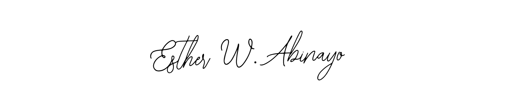 Once you've used our free online signature maker to create your best signature Bearetta-2O07w style, it's time to enjoy all of the benefits that Esther W. Abinayo name signing documents. Esther W. Abinayo signature style 12 images and pictures png