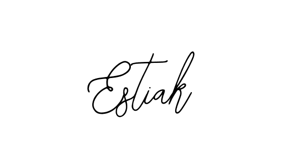 Make a beautiful signature design for name Estiak. With this signature (Bearetta-2O07w) style, you can create a handwritten signature for free. Estiak signature style 12 images and pictures png