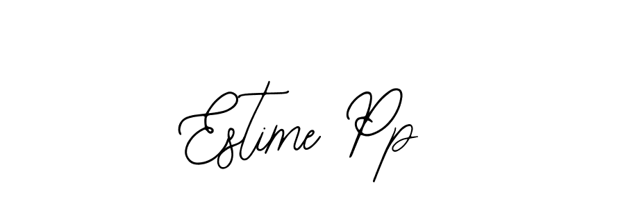 Estime Pp stylish signature style. Best Handwritten Sign (Bearetta-2O07w) for my name. Handwritten Signature Collection Ideas for my name Estime Pp. Estime Pp signature style 12 images and pictures png