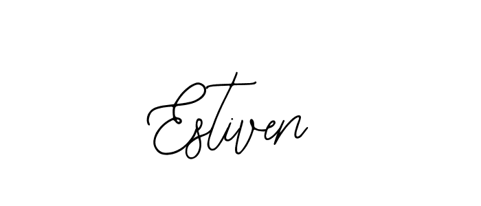 How to Draw Estiven signature style? Bearetta-2O07w is a latest design signature styles for name Estiven. Estiven signature style 12 images and pictures png