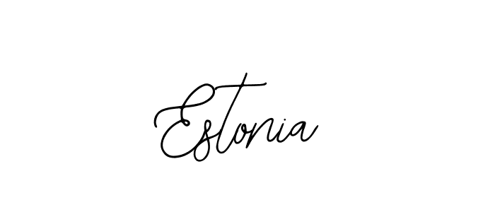 The best way (Bearetta-2O07w) to make a short signature is to pick only two or three words in your name. The name Estonia include a total of six letters. For converting this name. Estonia signature style 12 images and pictures png