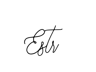 How to make Estr name signature. Use Bearetta-2O07w style for creating short signs online. This is the latest handwritten sign. Estr signature style 12 images and pictures png