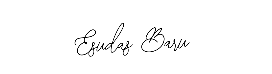 Similarly Bearetta-2O07w is the best handwritten signature design. Signature creator online .You can use it as an online autograph creator for name Esudas Baru. Esudas Baru signature style 12 images and pictures png
