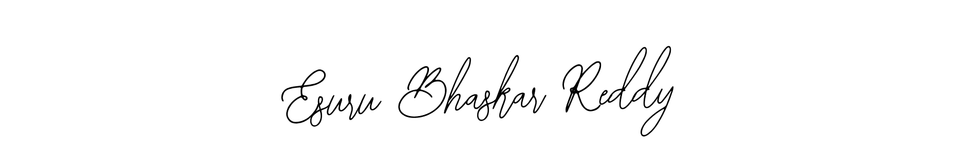 You should practise on your own different ways (Bearetta-2O07w) to write your name (Esuru Bhaskar Reddy) in signature. don't let someone else do it for you. Esuru Bhaskar Reddy signature style 12 images and pictures png