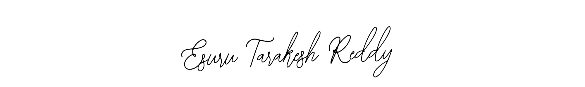 This is the best signature style for the Esuru Tarakesh Reddy name. Also you like these signature font (Bearetta-2O07w). Mix name signature. Esuru Tarakesh Reddy signature style 12 images and pictures png