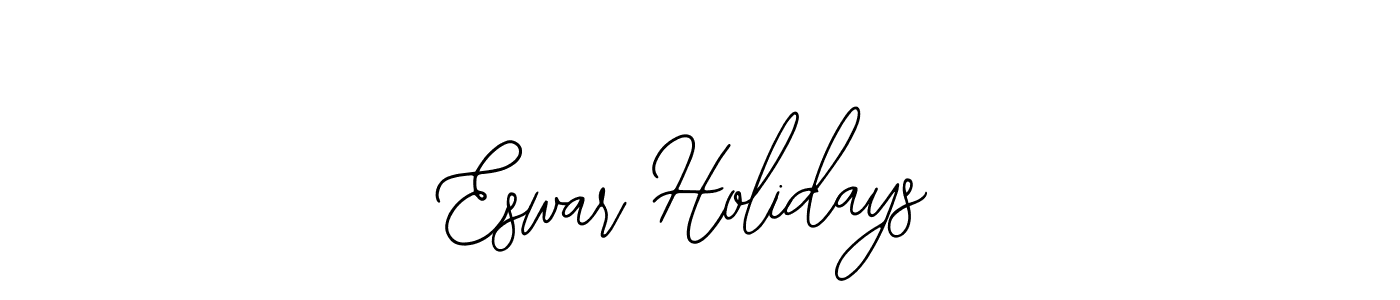 Make a beautiful signature design for name Eswar Holidays. Use this online signature maker to create a handwritten signature for free. Eswar Holidays signature style 12 images and pictures png