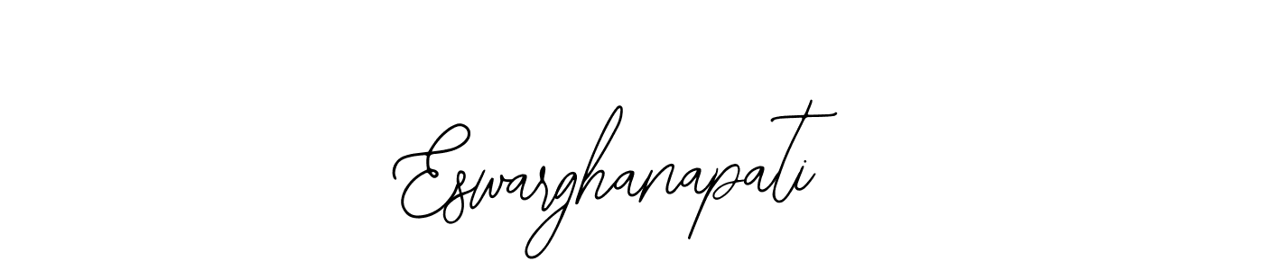 You should practise on your own different ways (Bearetta-2O07w) to write your name (Eswarghanapati) in signature. don't let someone else do it for you. Eswarghanapati signature style 12 images and pictures png