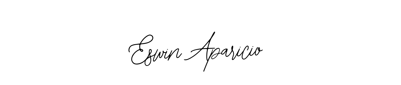 How to make Eswin Aparicio signature? Bearetta-2O07w is a professional autograph style. Create handwritten signature for Eswin Aparicio name. Eswin Aparicio signature style 12 images and pictures png