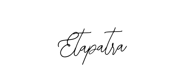 Bearetta-2O07w is a professional signature style that is perfect for those who want to add a touch of class to their signature. It is also a great choice for those who want to make their signature more unique. Get Etapatra name to fancy signature for free. Etapatra signature style 12 images and pictures png