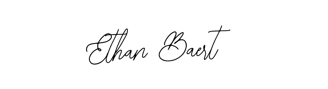 How to make Ethan Baert name signature. Use Bearetta-2O07w style for creating short signs online. This is the latest handwritten sign. Ethan Baert signature style 12 images and pictures png