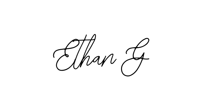 Design your own signature with our free online signature maker. With this signature software, you can create a handwritten (Bearetta-2O07w) signature for name Ethan G. Ethan G signature style 12 images and pictures png