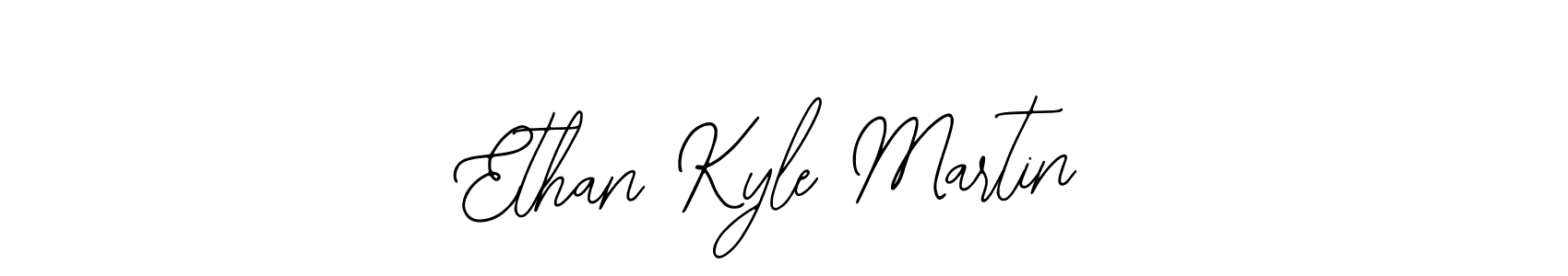 How to make Ethan Kyle Martin name signature. Use Bearetta-2O07w style for creating short signs online. This is the latest handwritten sign. Ethan Kyle Martin signature style 12 images and pictures png