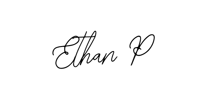 Ethan P stylish signature style. Best Handwritten Sign (Bearetta-2O07w) for my name. Handwritten Signature Collection Ideas for my name Ethan P. Ethan P signature style 12 images and pictures png