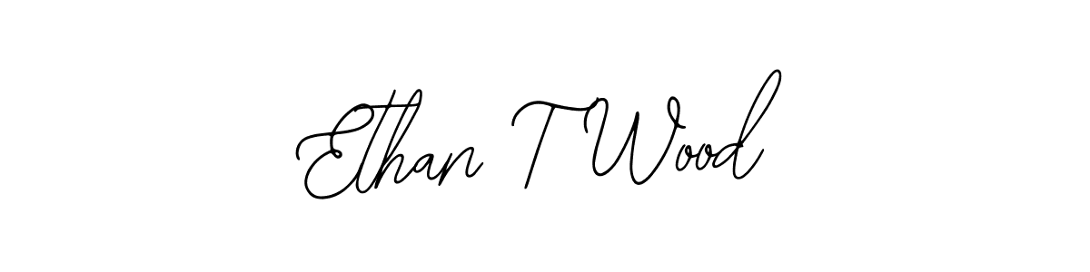 Bearetta-2O07w is a professional signature style that is perfect for those who want to add a touch of class to their signature. It is also a great choice for those who want to make their signature more unique. Get Ethan T Wood name to fancy signature for free. Ethan T Wood signature style 12 images and pictures png