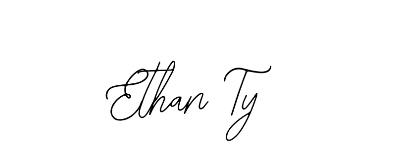 How to make Ethan Ty signature? Bearetta-2O07w is a professional autograph style. Create handwritten signature for Ethan Ty name. Ethan Ty signature style 12 images and pictures png