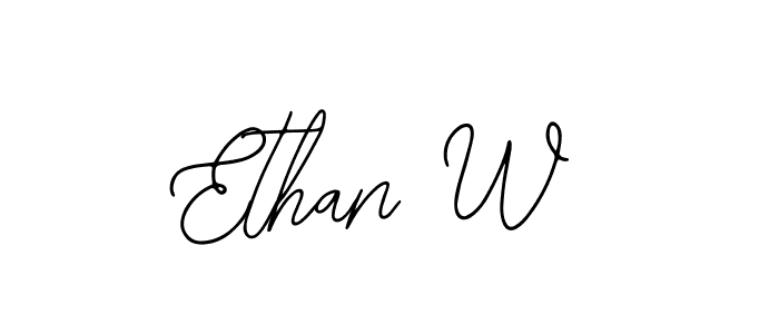 Also we have Ethan W name is the best signature style. Create professional handwritten signature collection using Bearetta-2O07w autograph style. Ethan W signature style 12 images and pictures png