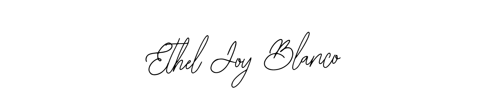 How to make Ethel Joy Blanco name signature. Use Bearetta-2O07w style for creating short signs online. This is the latest handwritten sign. Ethel Joy Blanco signature style 12 images and pictures png