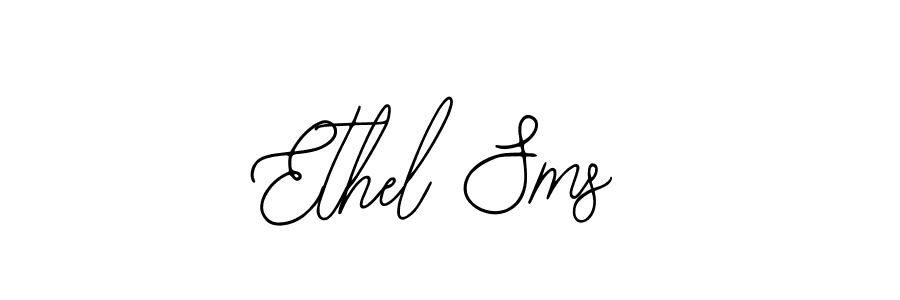 Use a signature maker to create a handwritten signature online. With this signature software, you can design (Bearetta-2O07w) your own signature for name Ethel Sms. Ethel Sms signature style 12 images and pictures png