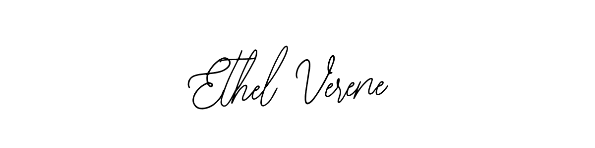 How to make Ethel Verene name signature. Use Bearetta-2O07w style for creating short signs online. This is the latest handwritten sign. Ethel Verene signature style 12 images and pictures png