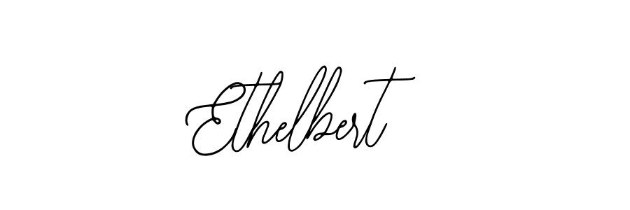 Make a beautiful signature design for name Ethelbert. With this signature (Bearetta-2O07w) style, you can create a handwritten signature for free. Ethelbert signature style 12 images and pictures png