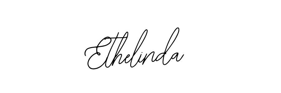 How to make Ethelinda name signature. Use Bearetta-2O07w style for creating short signs online. This is the latest handwritten sign. Ethelinda signature style 12 images and pictures png