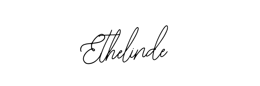 Use a signature maker to create a handwritten signature online. With this signature software, you can design (Bearetta-2O07w) your own signature for name Ethelinde. Ethelinde signature style 12 images and pictures png