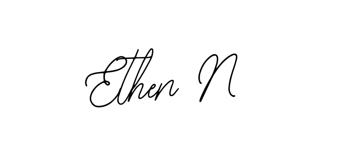 How to Draw Ethen N signature style? Bearetta-2O07w is a latest design signature styles for name Ethen N. Ethen N signature style 12 images and pictures png