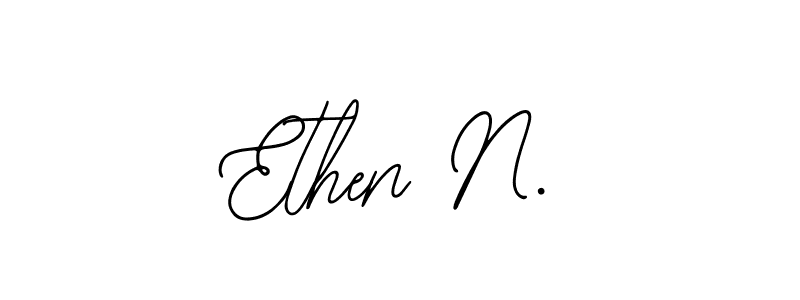 Create a beautiful signature design for name Ethen N.. With this signature (Bearetta-2O07w) fonts, you can make a handwritten signature for free. Ethen N. signature style 12 images and pictures png
