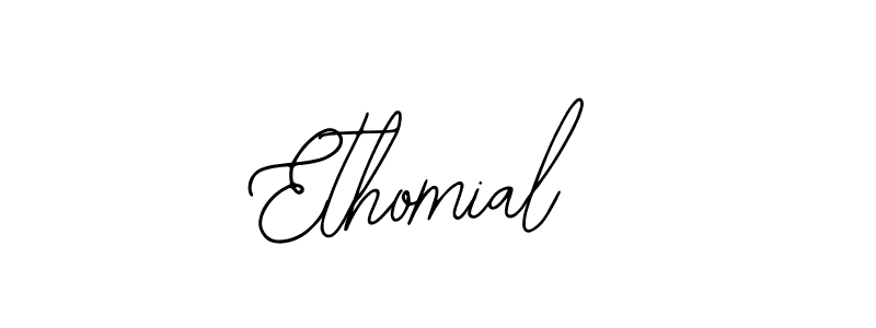 Similarly Bearetta-2O07w is the best handwritten signature design. Signature creator online .You can use it as an online autograph creator for name Ethomial. Ethomial signature style 12 images and pictures png