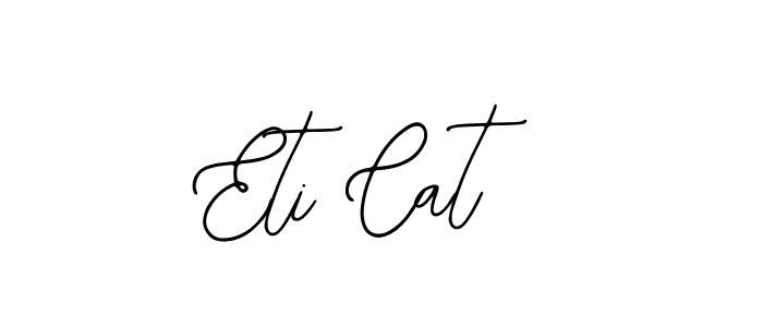 if you are searching for the best signature style for your name Eti Cat. so please give up your signature search. here we have designed multiple signature styles  using Bearetta-2O07w. Eti Cat signature style 12 images and pictures png