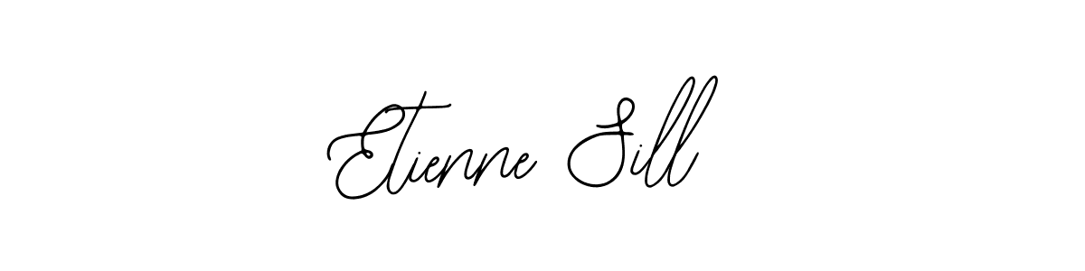 How to make Etienne Sill name signature. Use Bearetta-2O07w style for creating short signs online. This is the latest handwritten sign. Etienne Sill signature style 12 images and pictures png