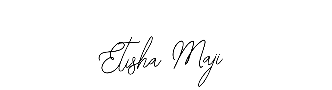 Use a signature maker to create a handwritten signature online. With this signature software, you can design (Bearetta-2O07w) your own signature for name Etisha Maji. Etisha Maji signature style 12 images and pictures png