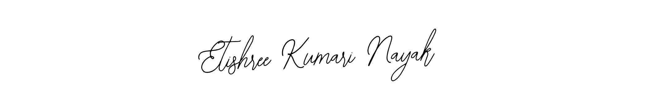 The best way (Bearetta-2O07w) to make a short signature is to pick only two or three words in your name. The name Etishree Kumari Nayak include a total of six letters. For converting this name. Etishree Kumari Nayak signature style 12 images and pictures png