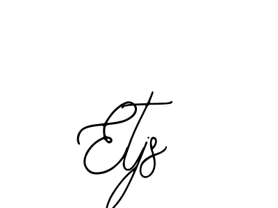 You should practise on your own different ways (Bearetta-2O07w) to write your name (Etjs) in signature. don't let someone else do it for you. Etjs signature style 12 images and pictures png